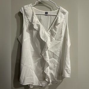 Shein white Blouse XXL